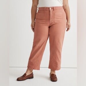 New Madewell Emmet Crop 2.0 Jeans Sz 33